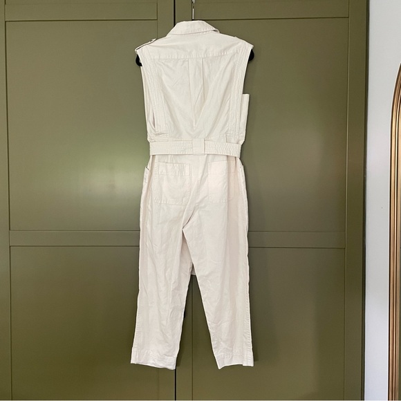🤍 NWT Banana Republic Linen Blend Jumpsuit (XS Petite) - Picture 3 of 14